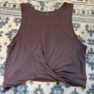Beyond Yoga Twisted Purple Tank